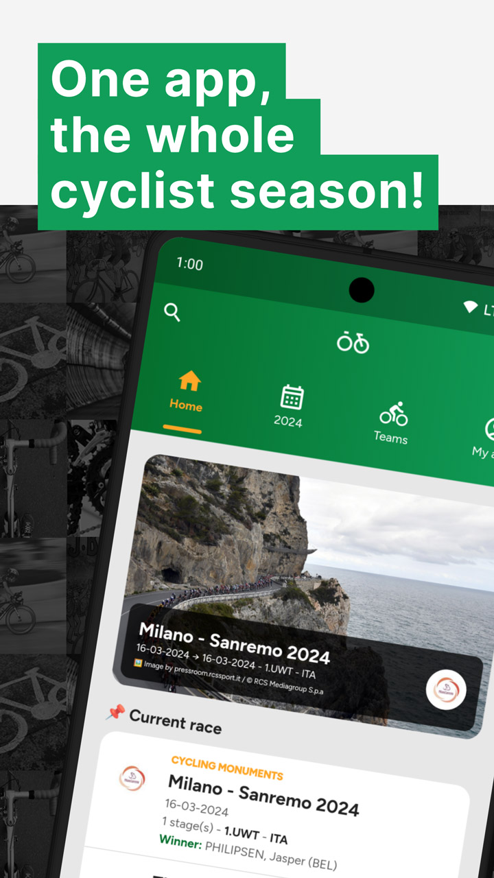 Cyclingoo, the best app for pro cycling